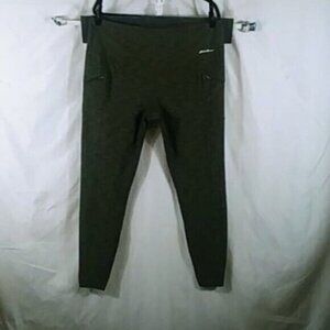 Eddie Bauer Women's Pants Green Activewear Joggers Size XL